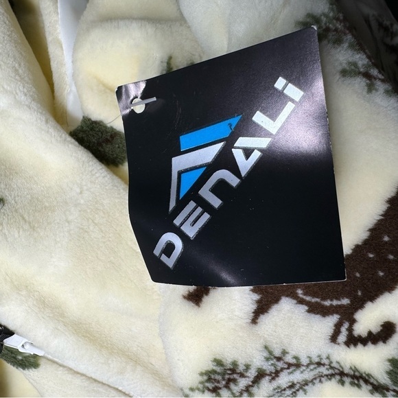 Denali Deer Print Soft Fleece Full Zip Lined Vest Womens Size XL - Picture 9 of 11